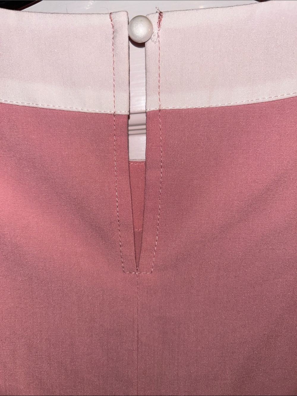 Pink and White Sleeveless Two-Piece Women's Set - Picture 9 of 9